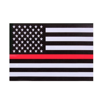 Thin Red Line Flag Decal