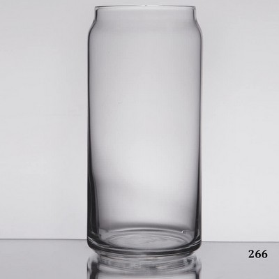 20 Oz. Glass Can, 6-3/8"H