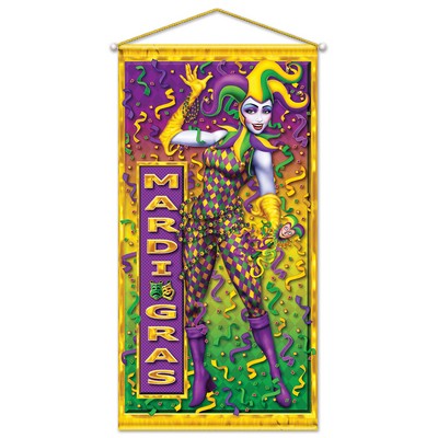 Mardi Gras Door/ Wall Panel