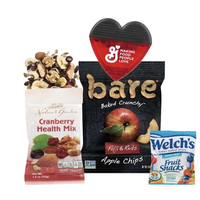 Heart Clip with Healthy Snacks