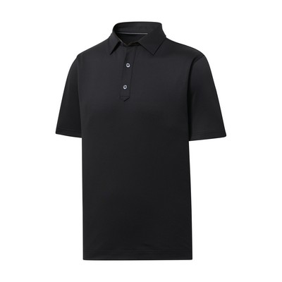 Footjoy Prodry Performance Solid Lisle Set On Placket Self Collar