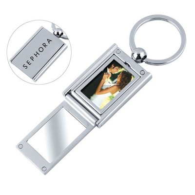 Rectangle, Photo Frame/Mirror Key Chain