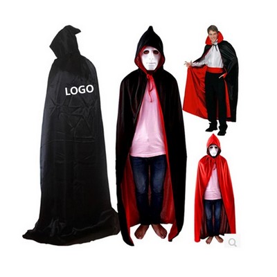 Unisex Full Length Hooded Cape Halloween/Christmas Cloak