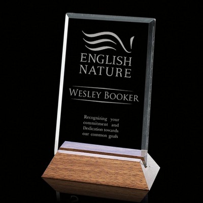 Esten Award - Starfire/Walnut 7"x9" Vertical