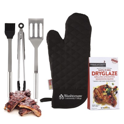 Grilling Kit with Branded Mitt- Low Minimum