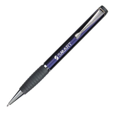 Michelangelo Pen - Blue/Chrome