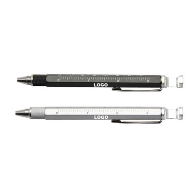 7 in 1 Tool Ballpoint Pen / Stylus Pen / Durable Pen / Screwdriver / Bottle Opener / Ruler