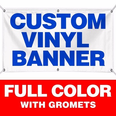 13 Oz 2'x4' banner vinyl