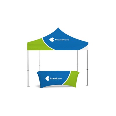 10x10ft Steel Tent Kit w/6ft Table Cover