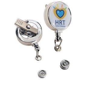 Chrome Finish Badge Reel