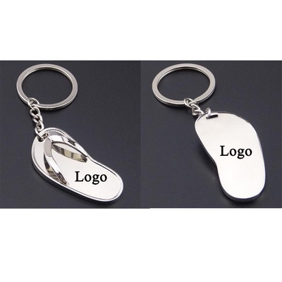 Flip Flops Metal Keychain