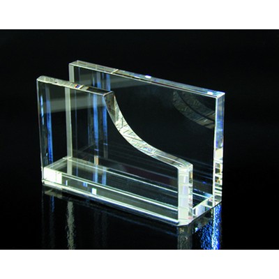 Business Card Holder optical crystal award/trophy.2.5"H