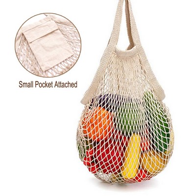 Foldable Cotton Mesh Bag