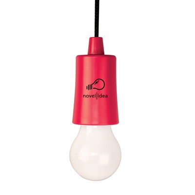 Red Bulb Shaped LED w/Cord