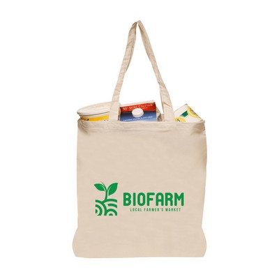 Nature Lover Natural Cotton Fiber Tote Bag (1 Color Imprint)