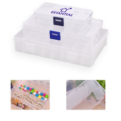 24 Compartment Transparent Plastic Parts Box