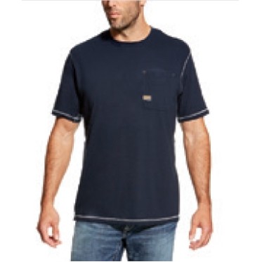 Ariat® Rebar™ Workman Men's Navy T-Shirt