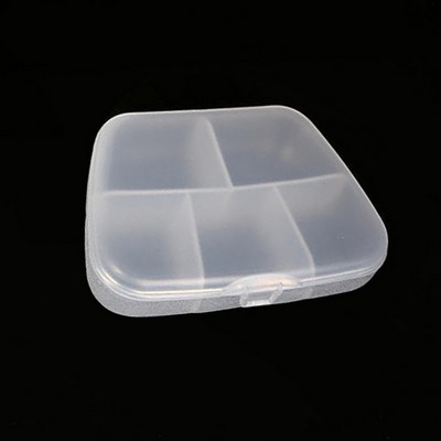 5 Compartments Pill Case Tablet Box