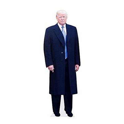 Donald Trump Outdoor Coat Cardboard Cutout Stand Up| Standee Picture Poster Photo Print