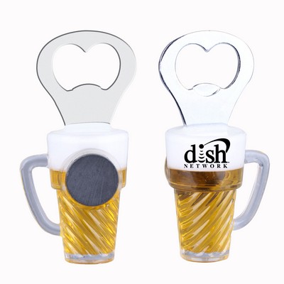 Tapered Magnetic Beer Mug Bottle Opener