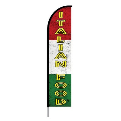 Type of Restaurant & Food Flags - Feather Banner - Italian Food