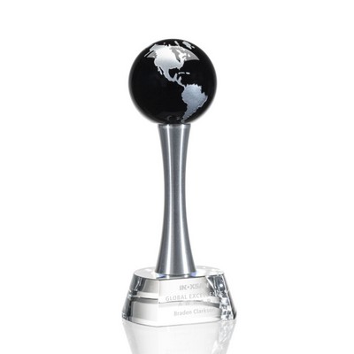 Willshire Globe Award - (S) Optical/Black 7½"