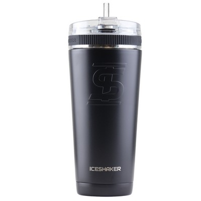 IceShaker 26oz Insulated Stainless Steel Shaker Bottle - Flex Lid w/Straw