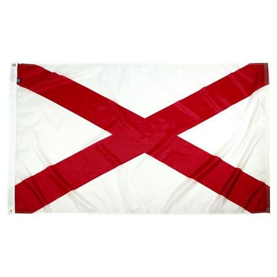 Alabama Indoor Parade Flag w/Fringe (3'x5')