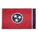 Tennessee Indoor Parade Flag w/Fringe (4'x6')