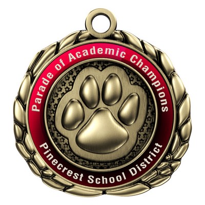 Vibraprint® Paw Quali-Craft Medallion (2-1/2")