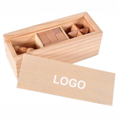 3-in-1 3D Wooden Block Puzzle Game