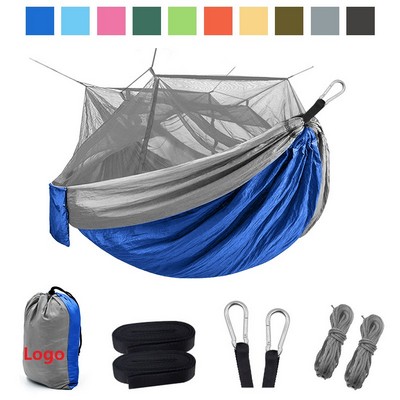 Hammock Camping With Mosquito Net Portable Hammocks Parachute Lightweight Nylon with Tree Straps