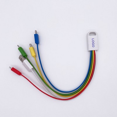 Colorful 4-in-1 Fast Charging Cable Multi-Cable