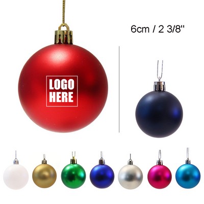 2 3/8'' Santa Christmas Tree Ornaments Balls for Holiday Wedding Party Decoration