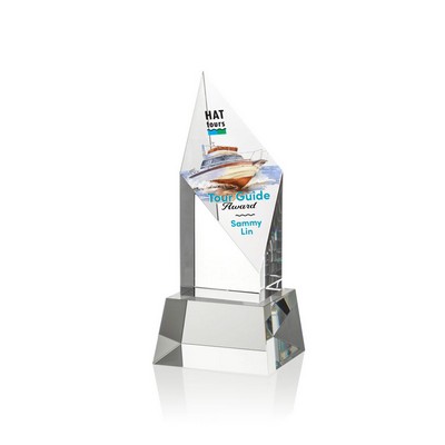 VividPrint™ Award on Base - Vertex/Clear 8"