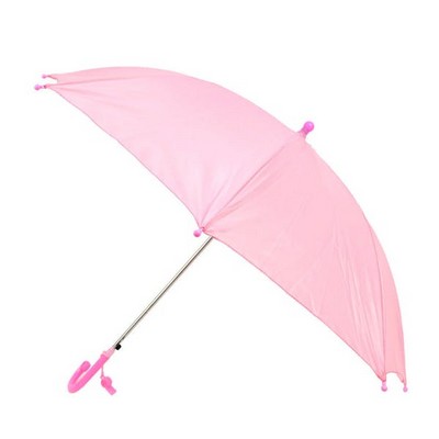 Kids' Solid Color Umbrellas - Pink (Case of 12)