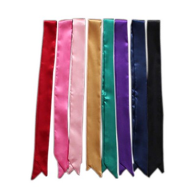 Neckerchief Hair Scarf Headband Handbag Handle Wrap Ribbon Tie for Women