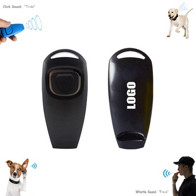 Pet Dog Training Sound Clicker w/Whistle