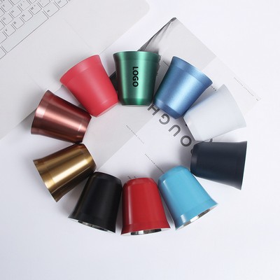 304 Stainless Steel Double Layer Coffee Cup