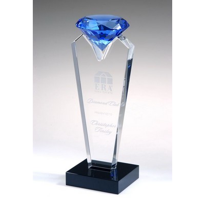 Gemstone Crystal Award, 10"H