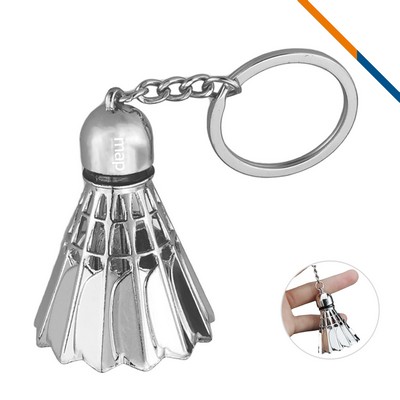 Badminton Key Ring