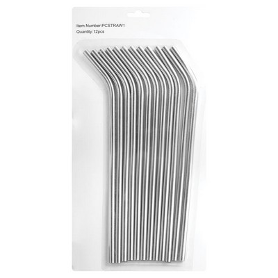 Stainless Steel Straw, 10"