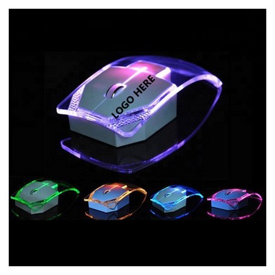 2.4 GHz Transparent Color Mouse (4.5"x2.4"x1")