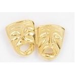 Drama/Comedy Masks Stock Cast Pin