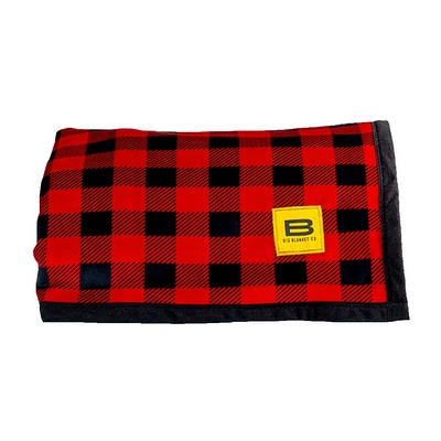 Big Blanket Original Stretch Blanket - Red Plaid