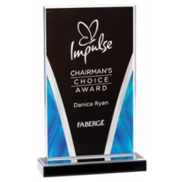 Large Blue Deco Award