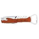 Rawhide Leatherette Wine Bottle Opener