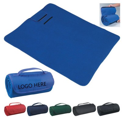 Roll Up Picnic Blanket with Handle