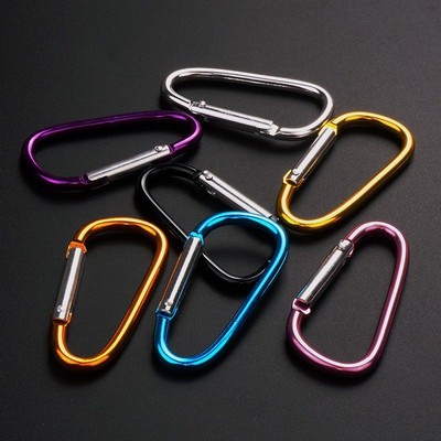 #6 D Shape Aluminium Alloy Carabiner