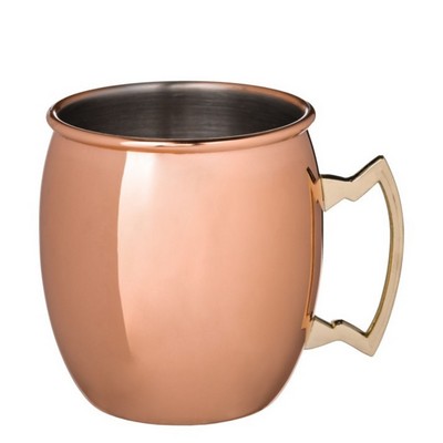 Copper Plated Stainless Steel Mug, 17 oz.